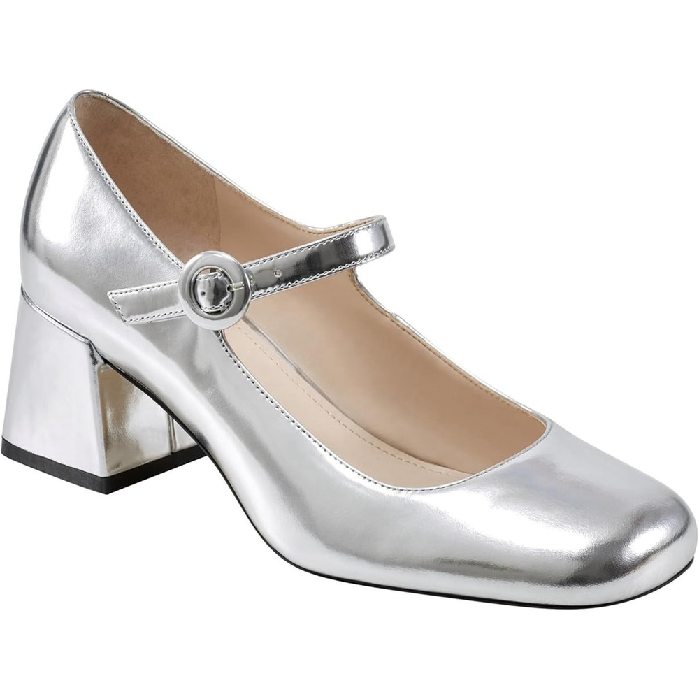 Marc Fisher LTD - Women's - Nessily Pump - Metallic Silver - Size 8
